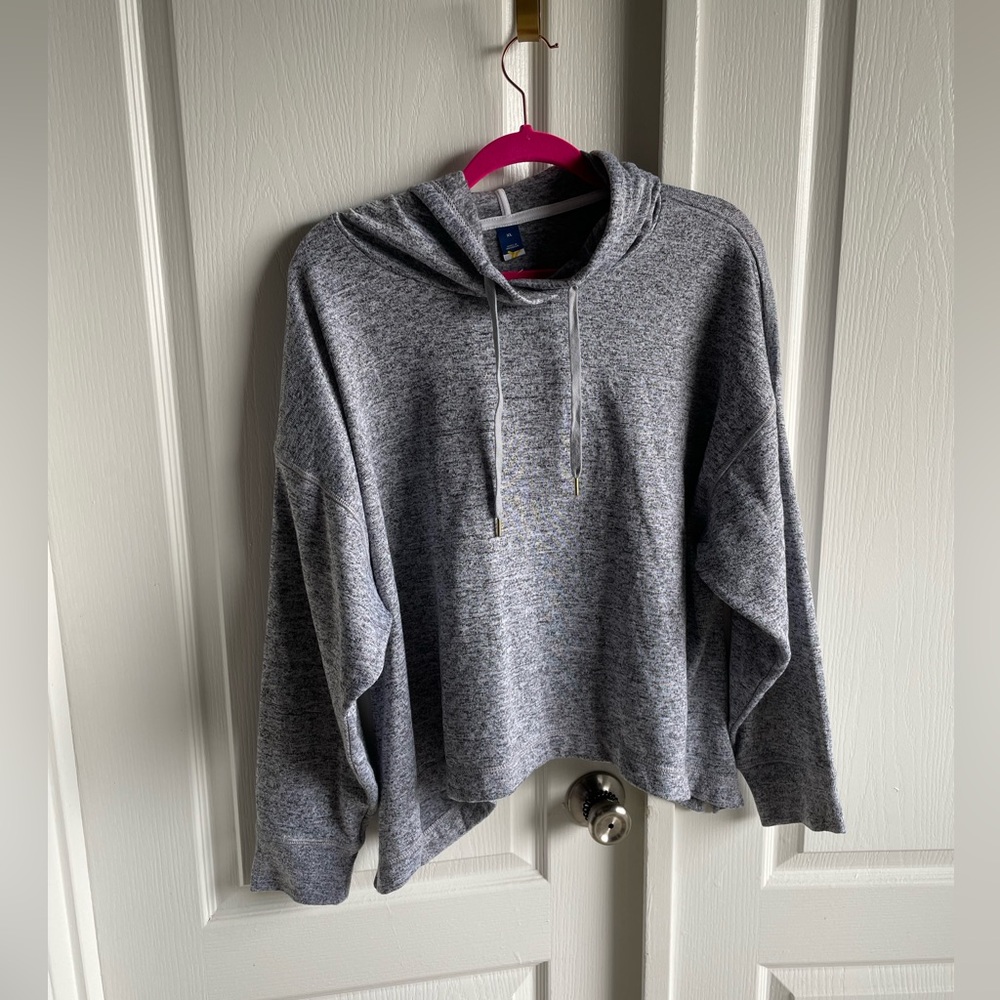 Old Navy Grey Hooded Sweatshirt